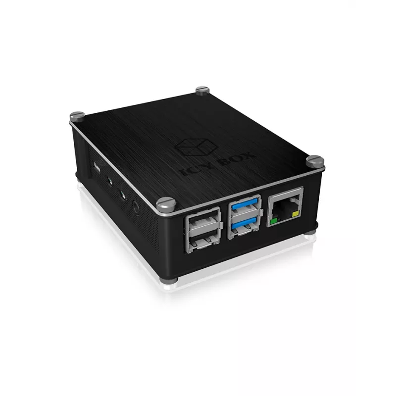 ICY BOX IB-RP110 Dėklas Raspberry Pi 4, Juodas