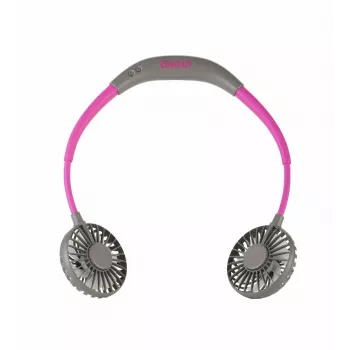 Unold Neck Fan Breezy Anthracite – kaklinis ventiliatorius, antracitas, violetinis, 2 ventiliatoriai, 8 h