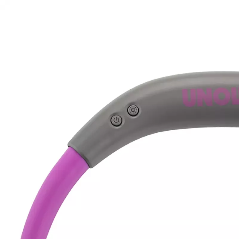 Unold Neck Fan Breezy Anthracite – kaklinis ventiliatorius, antracitas, violetinis, 2 ventiliatoriai, 8 h