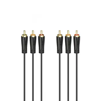 Hama 00205150 garso kabelis 1,5 m 3x RCA juodas