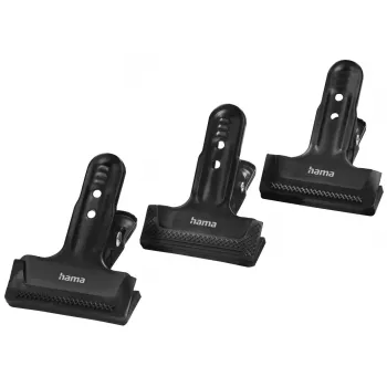 Gnybtų rinkinys Hama Studio Clamp 40, 3 vnt., atvėrimas 6 cm, juodi