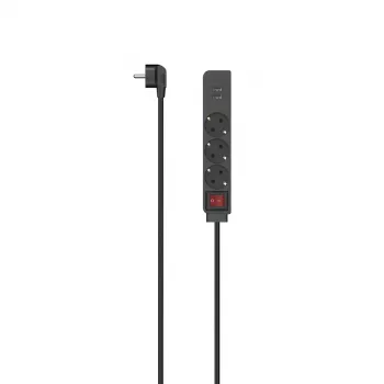 Hama 00223182 ilgintuvas 1,4 m 3 AC lizdai Vidaus patalpoms Juoda