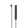 Hama 00223184 ilgintuvas 1,4 m 5 AC lizdai Juoda