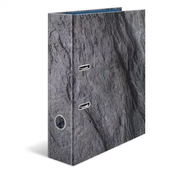 HERMA Stone segtuvas su Q-žiedais A4 pilka 285x70x315mm