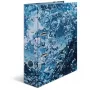 Segtuvas HERMA 19654 A4 mėlynas apvaliais žiedais 285x70x315 mm