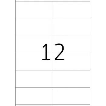 Lipnių etikečių lapai A4 HERMA Premium 105x48 mm 300 vnt.