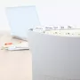 Skiriamosios etiketės HERMA A4 45,7x16,9 mm baltos Movables 1600 vnt.