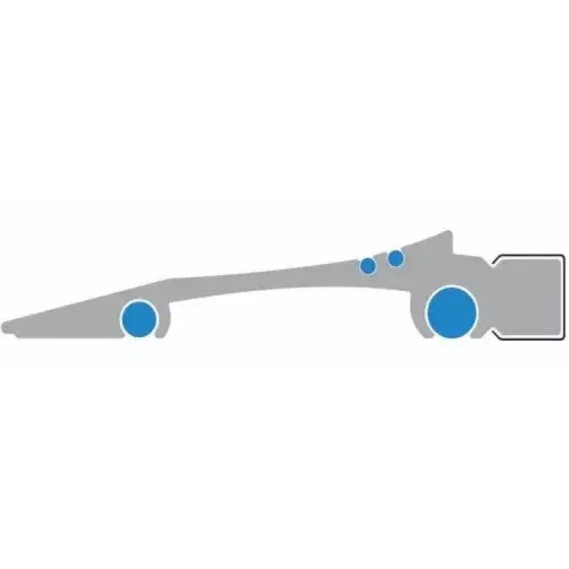 Liniuotė Wedo 525450 500 mm Aliumininė Sidabrinė