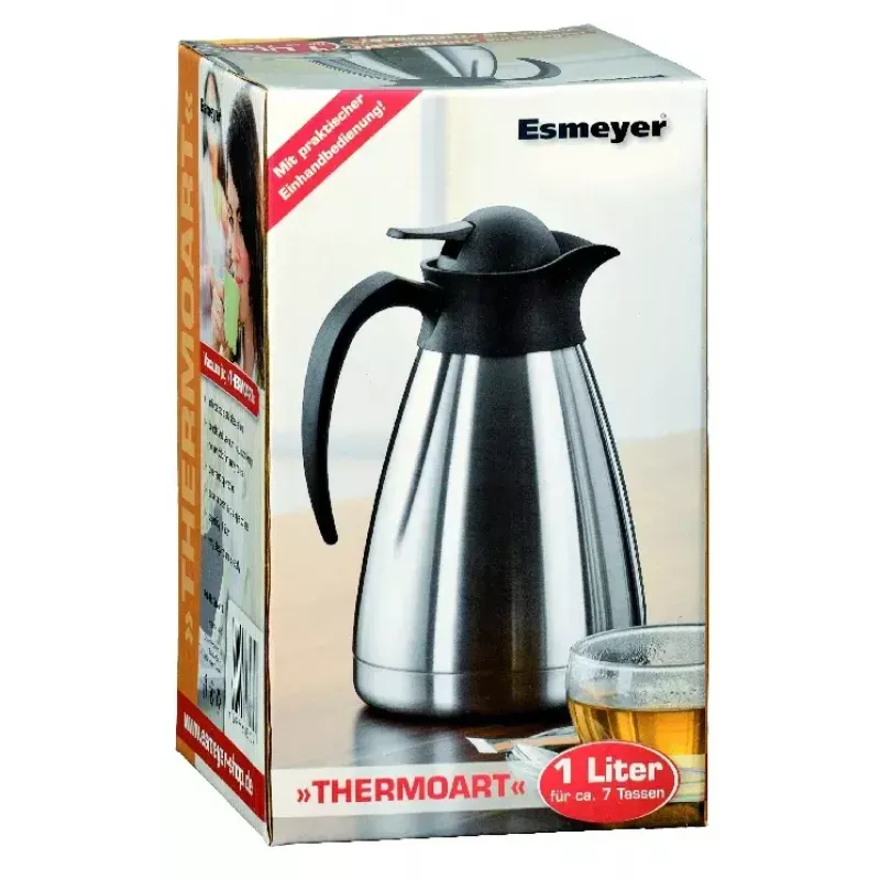 Termosas Esmeyer THERMOART 1 L juodas nerūdijantis plienas
