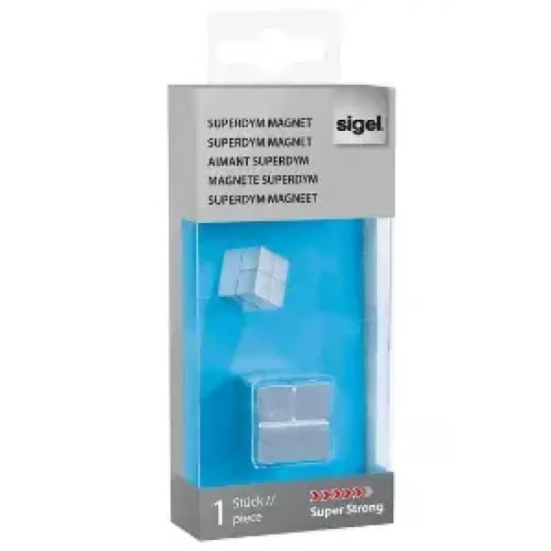 Šaldytuvo magnetas Sigel C20 aliuminis sidabrinis