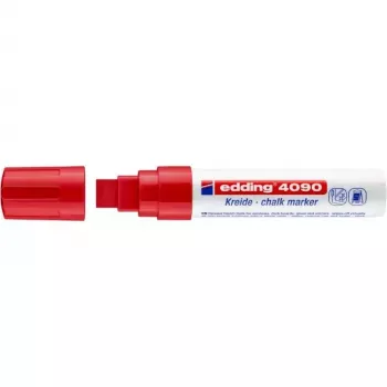 Kreidinis žymeklis Edding 4090 Chisel Red