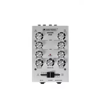 Garso maišytuvas Omnitronic 10006881 2 kanalai 20 - 20000 Hz sidabrinis