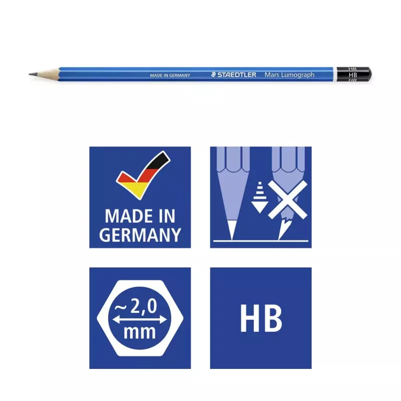 Pieštukas Staedtler Mars Lumograph 100