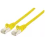 Intellinet Network Patch Cable, Cat6, 2m, Geltonas, Varis, S/FTP, LSOH / LSZH, PVC, RJ45, Auksuoti kontaktai, Su apsauginiu gaubtu, Su batutu, Viso gyvenimo garantija