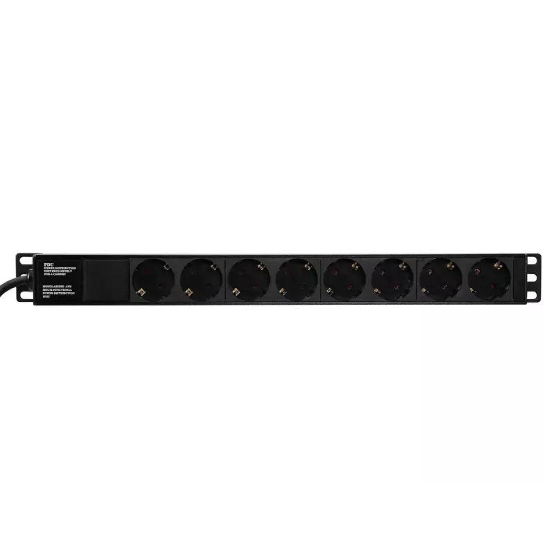 Maitinimo skirstytuvas Eurolite 30240215 8 AC lizdai 1U juodas