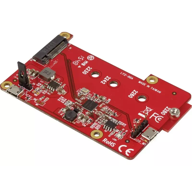 Pletimo plokštė Renkforce M.2 SATA SSD, skirta Raspberry Pi