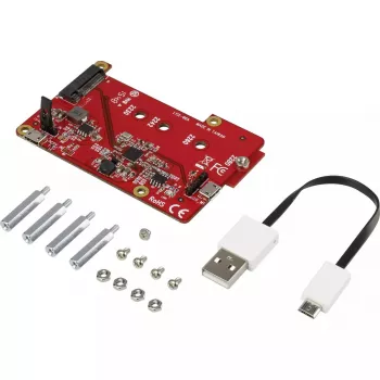 Pletimo plokštė Renkforce M.2 SATA SSD, skirta Raspberry Pi