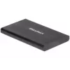Išorinis HDD/SSD dėklas Dexlan 738308 Juodas 2,5 colio USB Type-A 5 Gbit/s