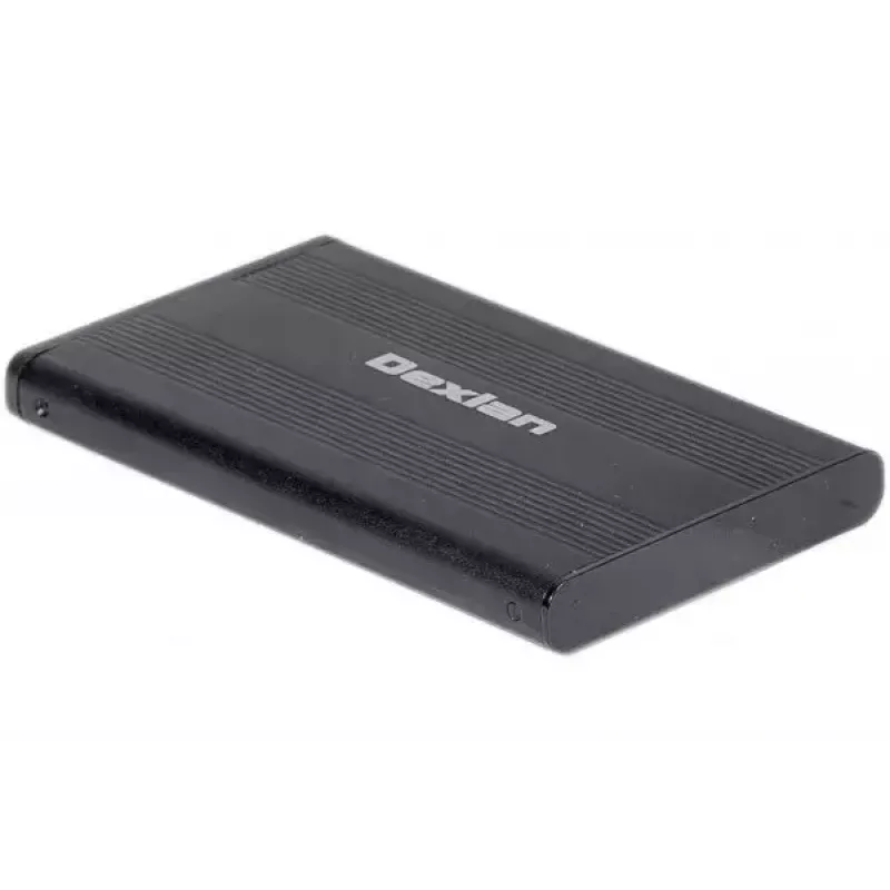Išorinis HDD/SSD dėklas Dexlan 738308 Juodas 2,5 colio USB Type-A 5 Gbit/s