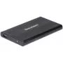Išorinis HDD/SSD dėklas Dexlan 738308 Juodas 2,5 colio USB Type-A 5 Gbit/s