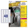 Lipnūs etikečių lapai spausdintuvui Avery L7911-40