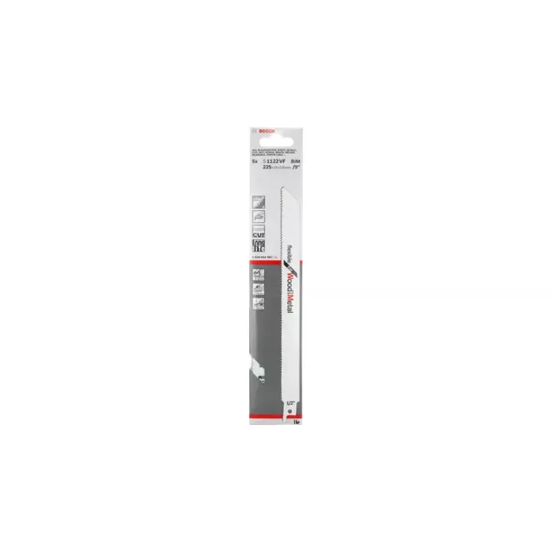 Bosch S 1122 VF lankstus pjūklelio peilis medžiui ir metalui