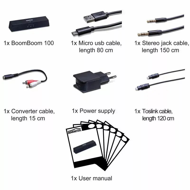 Garsiakalbiai Marmitek BoomBoom 100, 100W