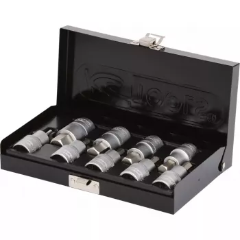 Veržliarakčių komplektas KS Tools 911.1321 1/2 colio pavara metriniai 2,2 cm skersmens