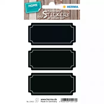 Lipdukas HERMA 15413 Permanent Black 6 vnt.