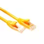 ACT Yellow 0.5 m U/UTP CAT6 jungiamasis kabelis su RJ45 jungtimis