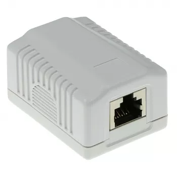 Montažinė ekranuota rozetė ACT FA7005 – 1 prievadas, Cat6A