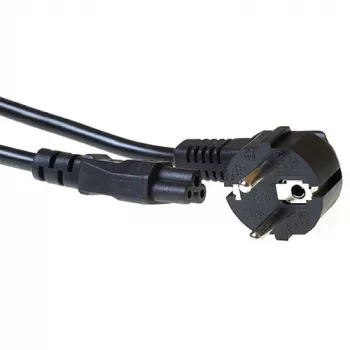 ACT Powercord maitinimo laidas CEE 7/7 kištukas (kampuotas) - C5 juodas 5 m