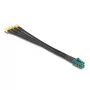 DeLOCK 90142 Koaksialinis kabelis 0,2 m Mini FAKRA Z 4 x SMA juodas