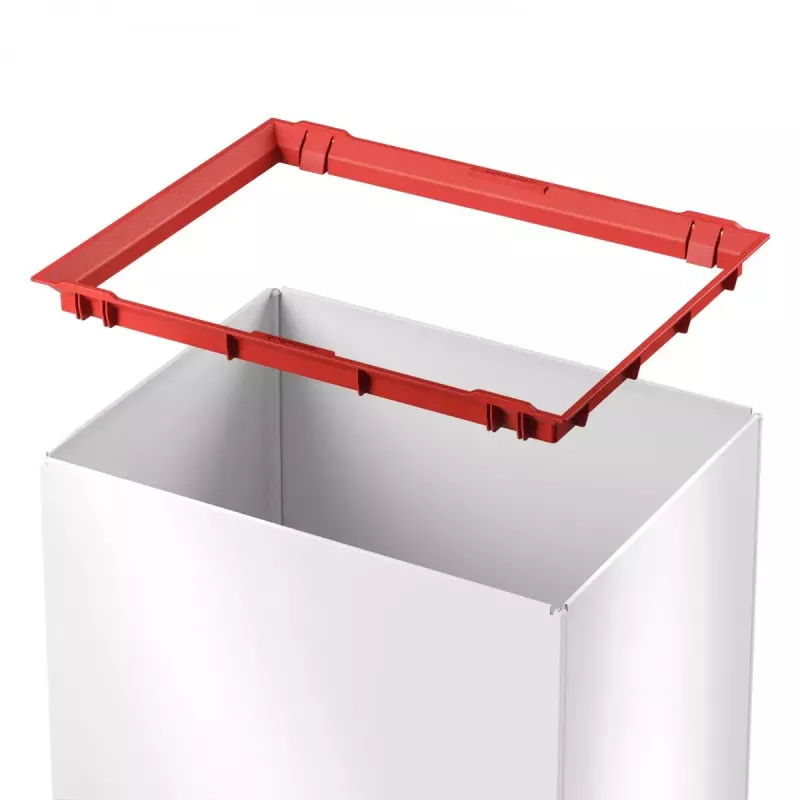 Hailo Big-Box Swing L stačiakampis plieninis šiukšlių konteineris baltas