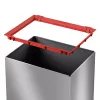 Hailo Big-Box Swing L stačiakampis plieninis šiukšlių konteineris sidabrinis