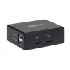 Manhattan Smart Video Multiport Dock, 5 prievadų: HDMI, USB-A (x2), USB-C (x2), su Power Delivery USB-C prievadu, integruotu maitinimo šaltiniu, itin kompaktiškas, nuimamas maitinimo laidas, juodas, trejų metų garantija, mažmeninė dėžutė