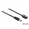DeLOCK 86697 maitinimo laidas 5,5 x 2,1 mm vyriškas į 9 V blokinę bateriją