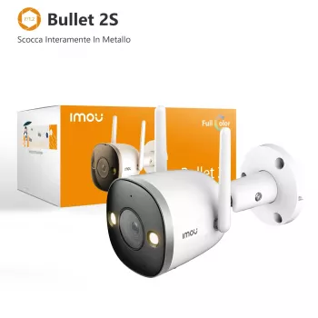 Imou Bullet 2S IP stebėjimo kamera, vidaus, laidinis ir belaidis, išorės, CE, FCC, lubos/siena