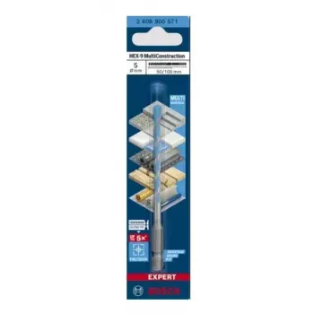Bosch 2 608 900 574 grąžtas 6 mm 100 mm EXPERT HEX-9 MultiConstruction