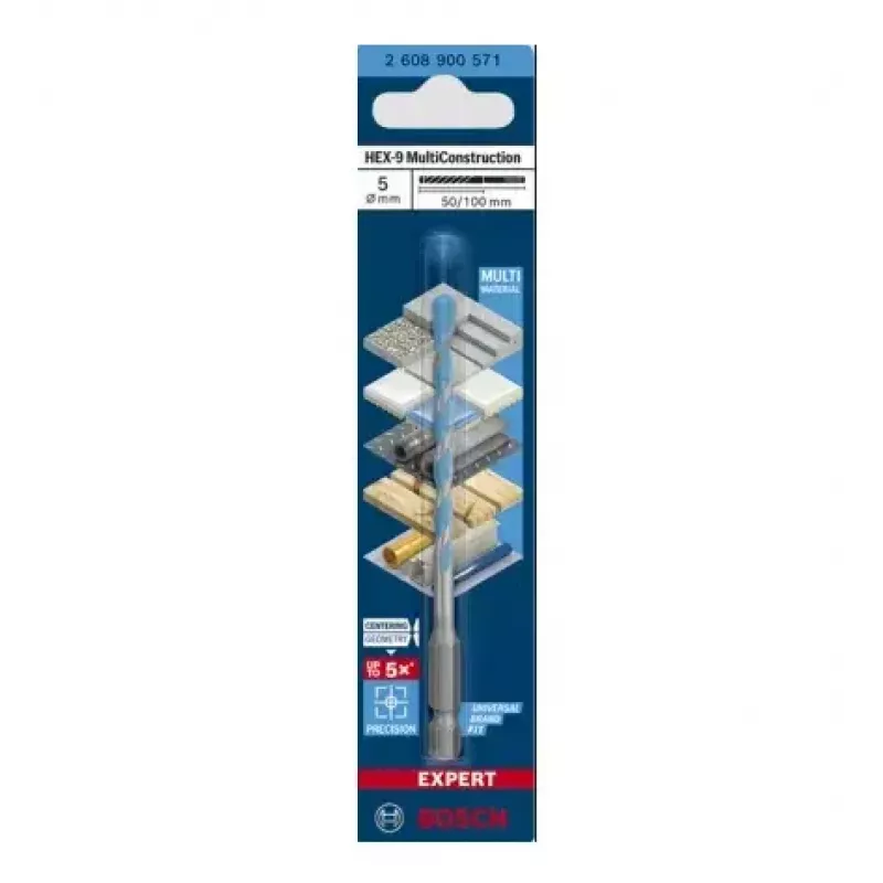 Bosch 2 608 900 574 grąžtas 6 mm 100 mm EXPERT HEX-9 MultiConstruction