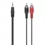 Hama 00305031 garso laidas 1,5 m 3,5 mm RCA juodas