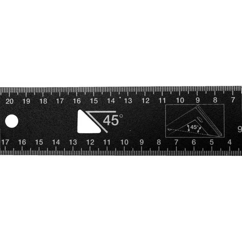 Dailidės kampainis Bahco 9045-B-200 Plieninis Juodas 22cm Ašmenys 17cm Liežuvis