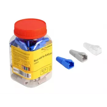 DeLOCK apsauga nuo tempimo RJ45 kištukui, pjaustomas rinkinys 50 vnt., spalvotas