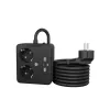 ICY BOX IB-MPS2220B-CH kištukinis lizdas 1,9 m 2 AC lizdai (-ų) Juoda