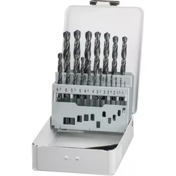 Gręžtų rinkinys KWB 421944 19 vnt. 1,0–10 mm spiraliniai gręžtai