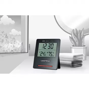 Elektrinis higrometras Laserliner AirCheck Clima Black Digital 1 vnt.