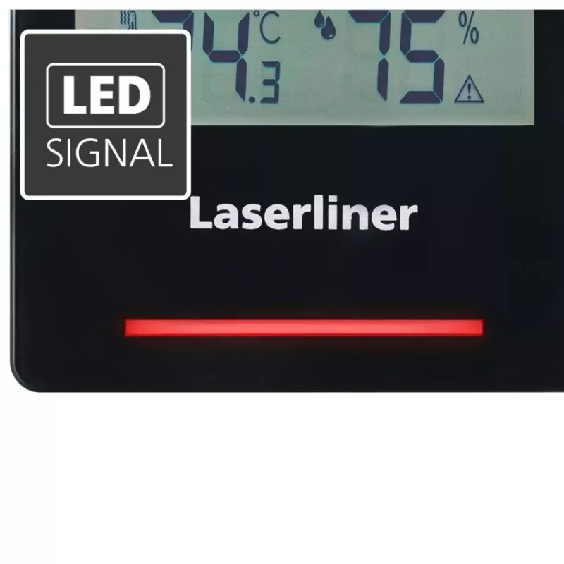 Elektrinis higrometras Laserliner AirCheck Clima Black Digital 1 vnt.
