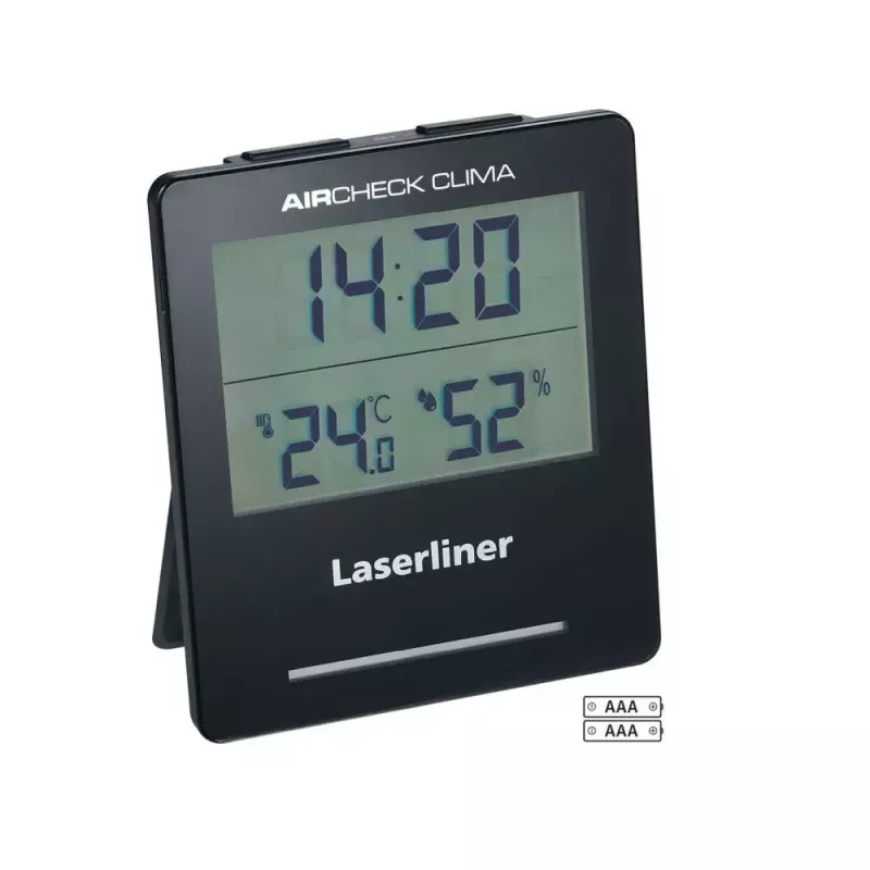 Elektrinis higrometras Laserliner AirCheck Clima Black Digital 1 vnt.