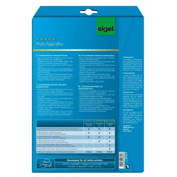 Fotopopierius A4 blizgus Sigel IP677