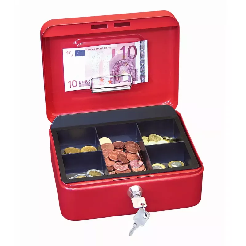 Dėžė gryniesiems/bilietams WEDO 145 202H plieninė raudona